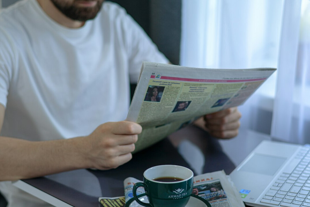 multiple news websites on screen