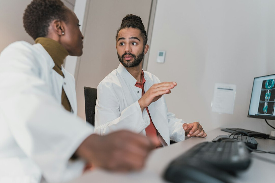 doctor consulting patient